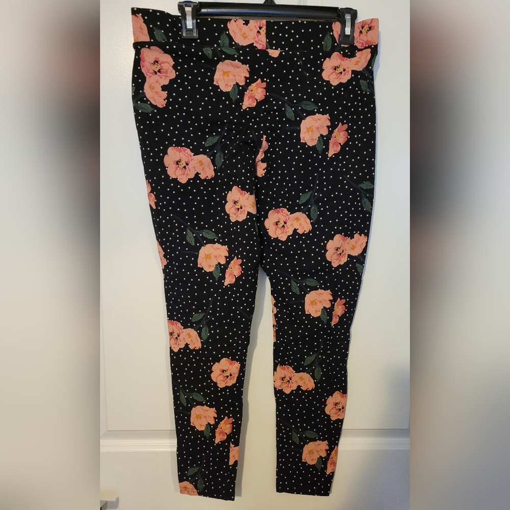 Torrid Women's Floral Polka Dot  Leggings
